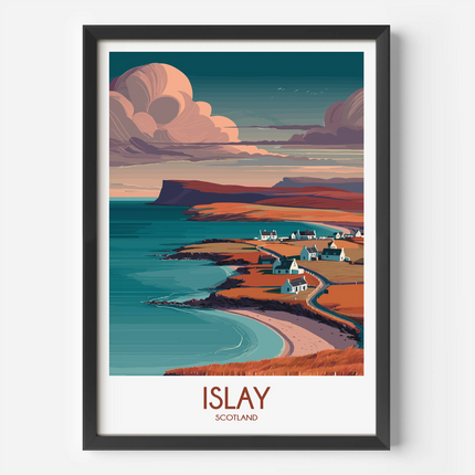 Islay Retro Travel Illustration