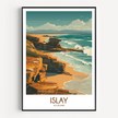 Islay Retro Travel Illustration