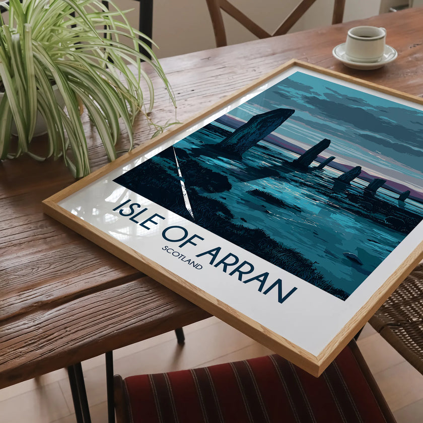 Isle Of Arran Destination Art Gift