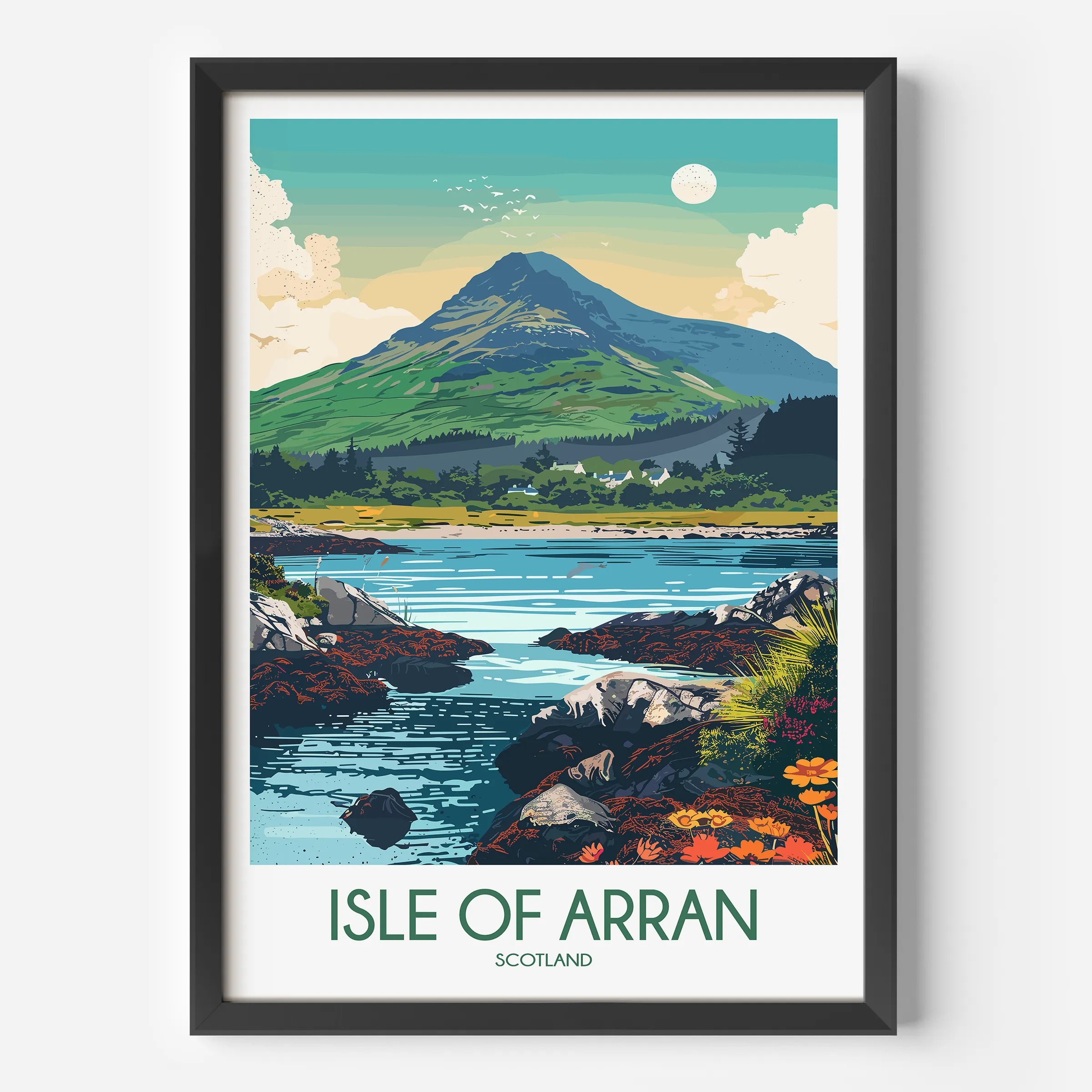 Isle Of Arran Destination Art Gift
