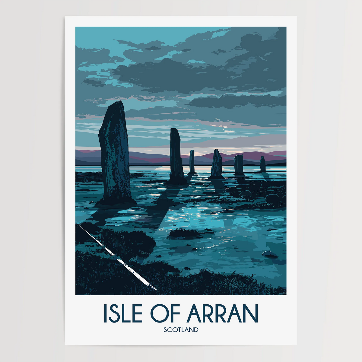 Isle Of Arran Minimalist Wall Art