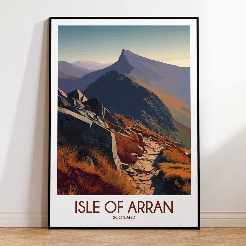 Isle Of Arran Minimalist Wall Art