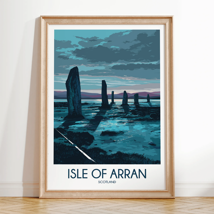 Isle Of Arran Modern Travel Poster