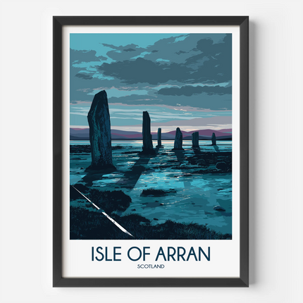 Isle Of Arran Modern Travel Poster