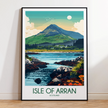 Isle Of Arran Modern Travel Poster