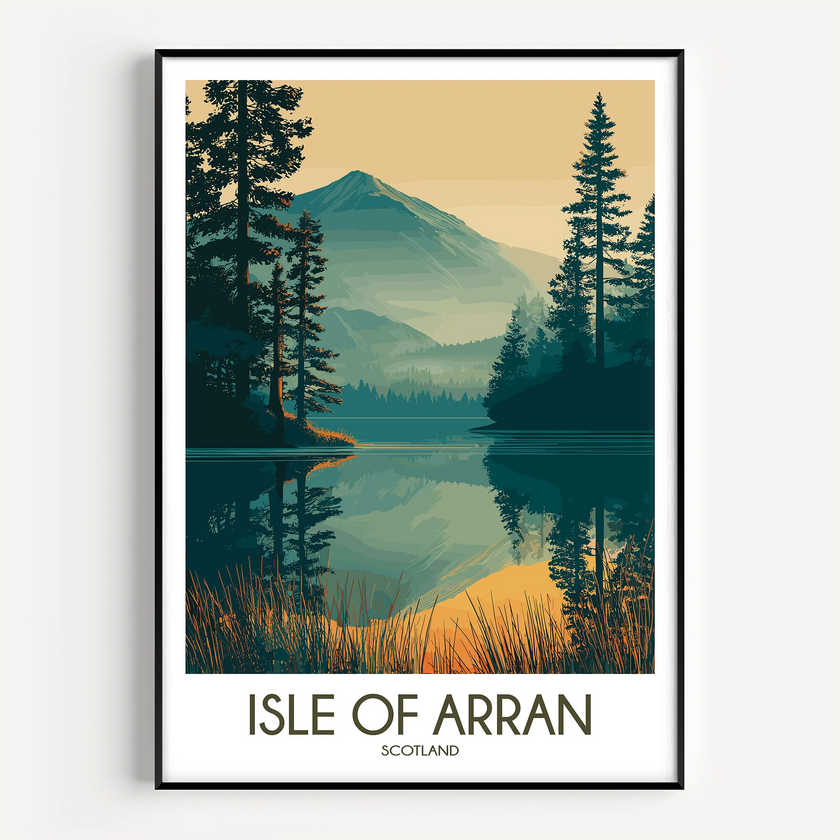 Isle Of Arran Modern Travel Poster