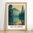 Isle Of Arran Retro Travel Illustration