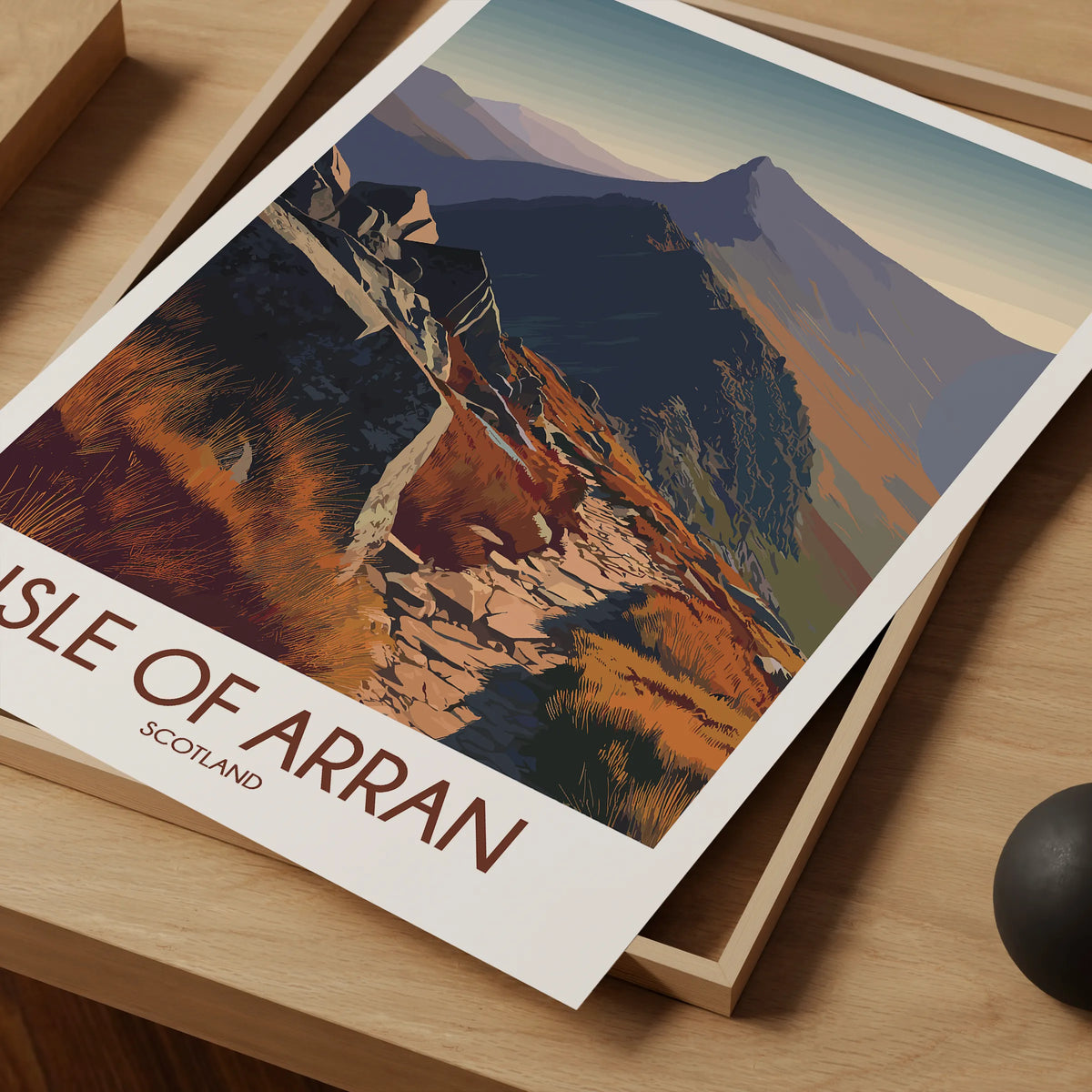 Isle Of Arran Souvenir Poster Print