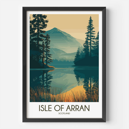 Isle Of Arran Souvenir Poster Print