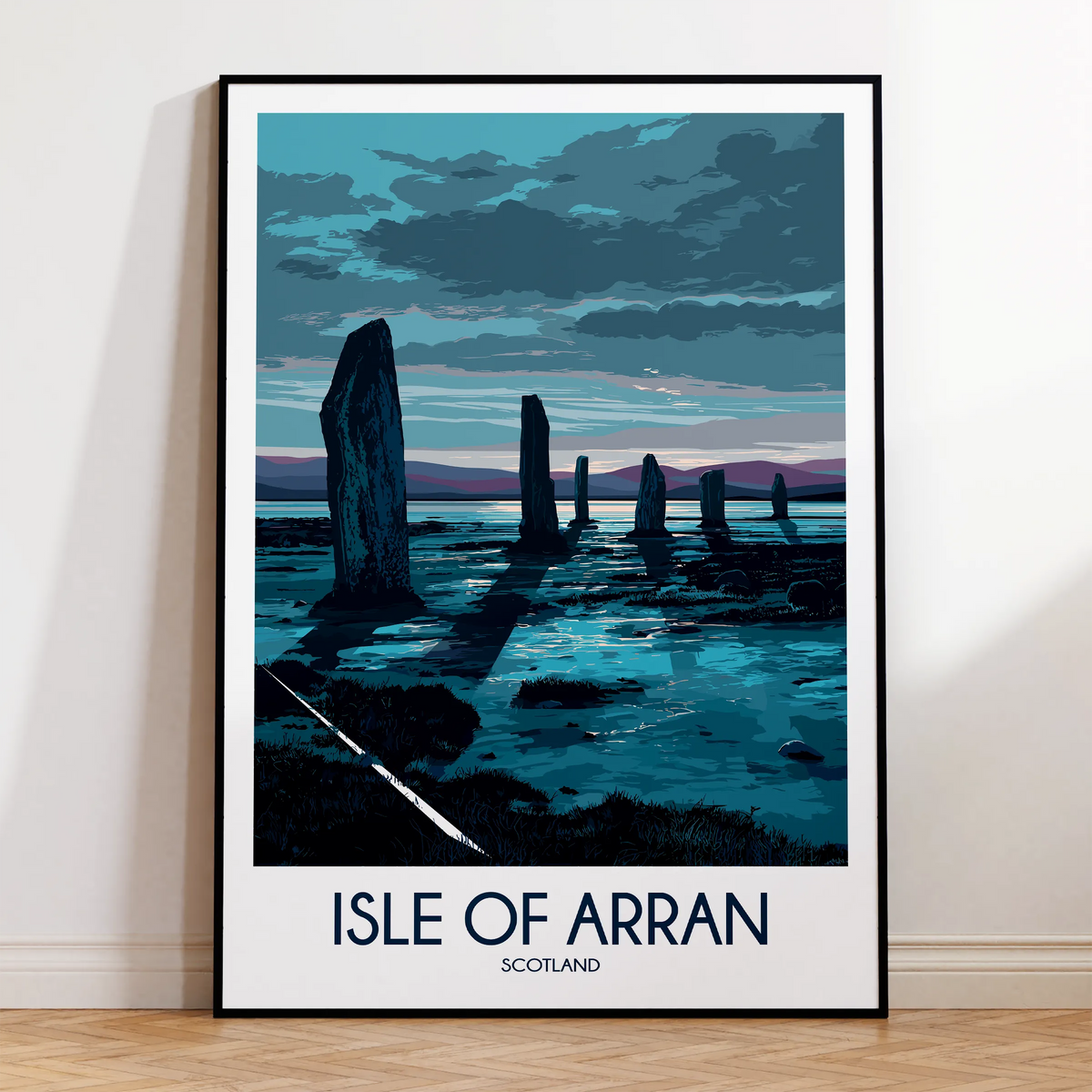 Isle Of Arran Souvenir Poster Print