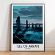 Isle Of Arran Souvenir Poster Print