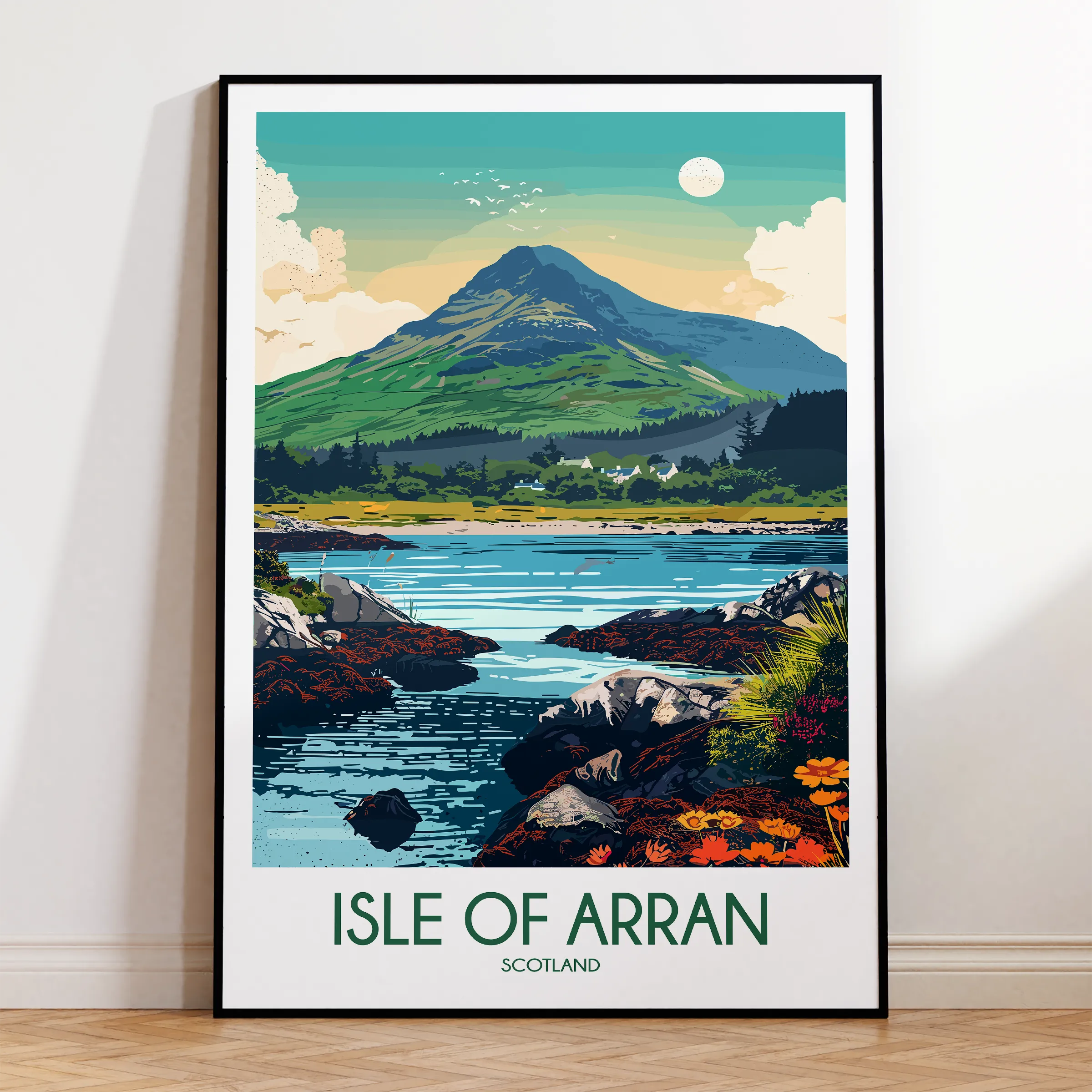 Isle Of Arran Souvenir Poster Print