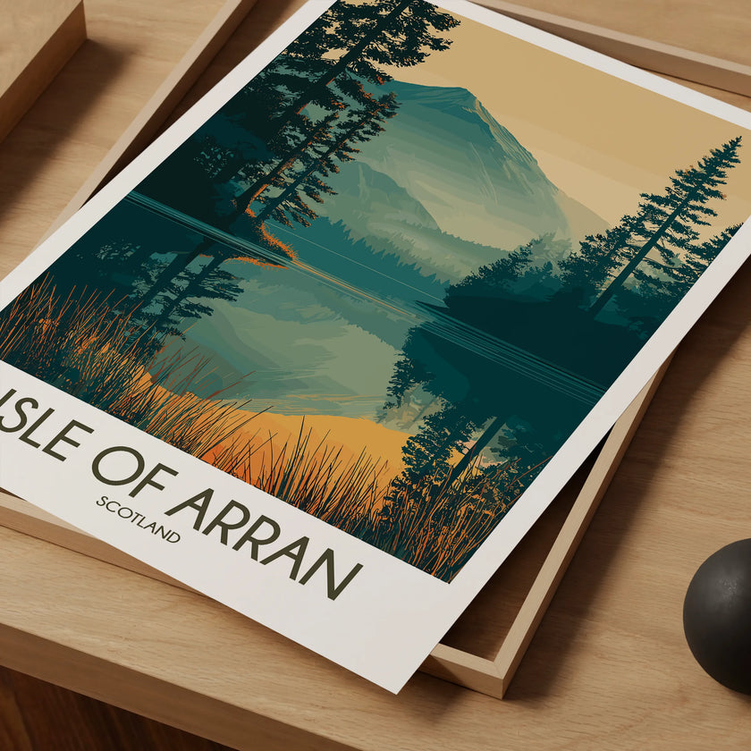 Isle Of Arran Vintage Style Print