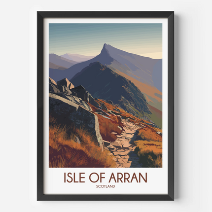 Isle Of Arran Vintage Style Print