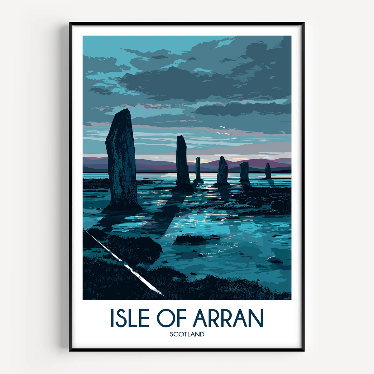 Isle Of Arran Vintage Style Print