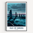 Isle Of Arran Vintage Style Print