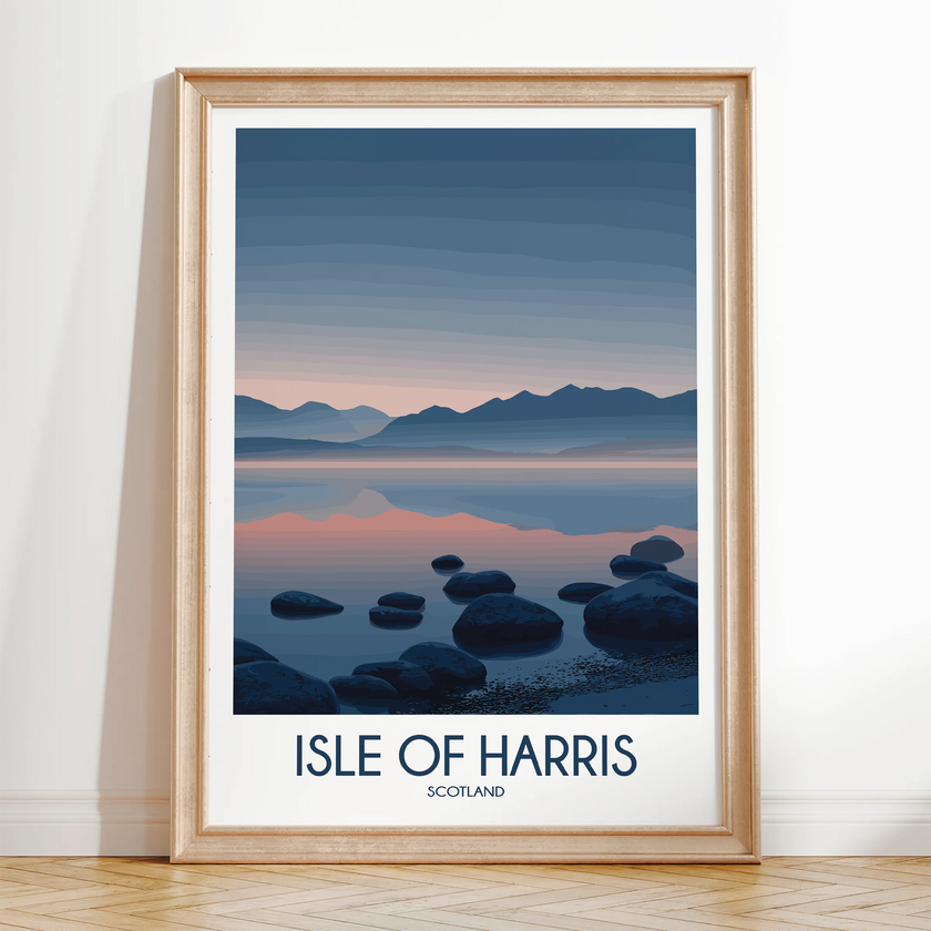 Isle Of Harris Destination Art Gift
