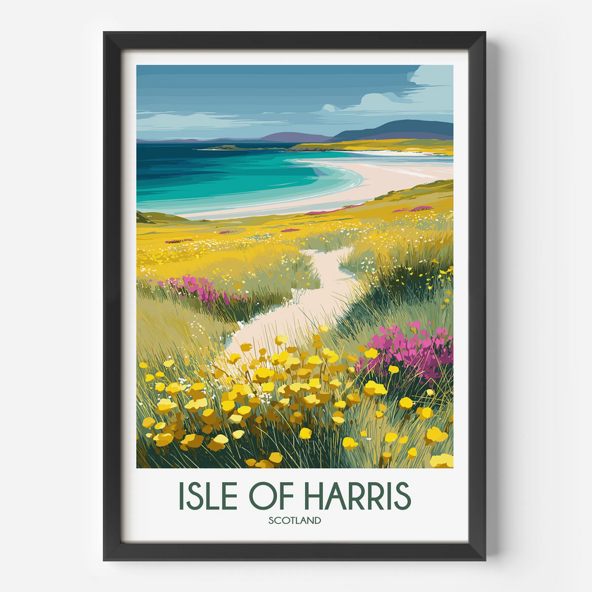 Isle Of Harris Destination Art Gift