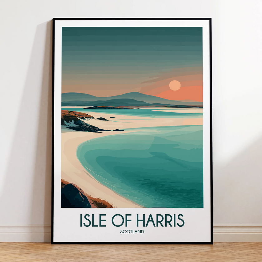 Isle Of Harris Destination Art Gift