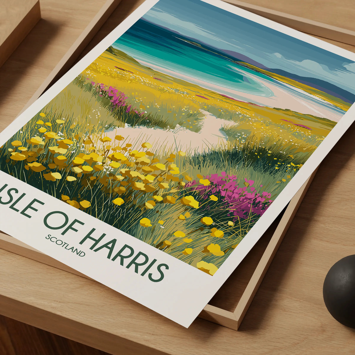 Isle Of Harris Modern Travel Poster