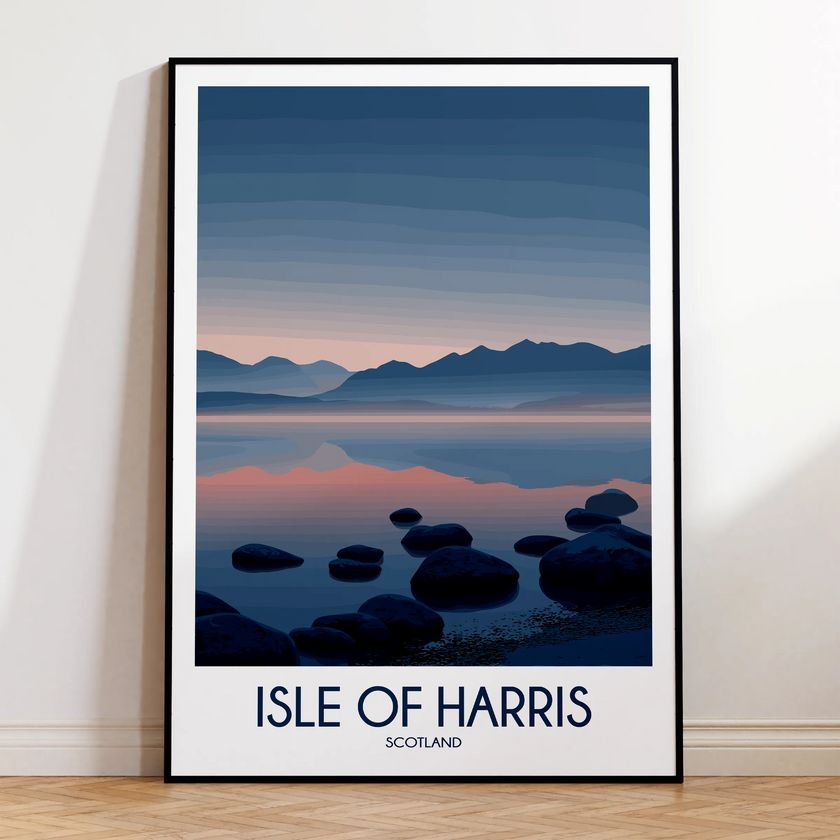 Isle Of Harris Modern Travel Poster
