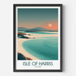 Isle Of Harris Retro Travel Illustration
