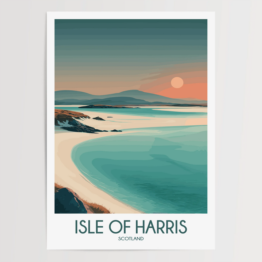 Isle Of Harris Scenic Landscape Art
