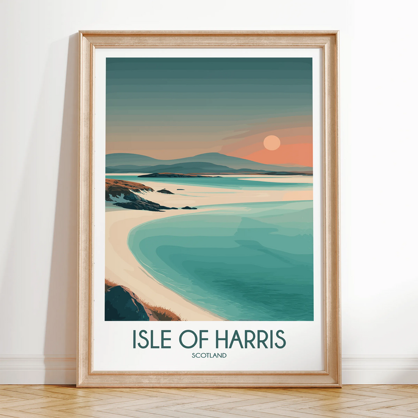 Isle Of Harris Souvenir Poster Print