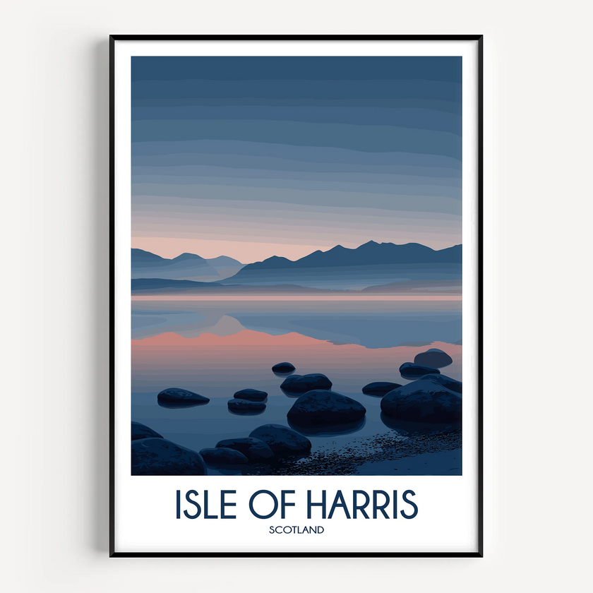 Isle Of Harris Souvenir Poster Print