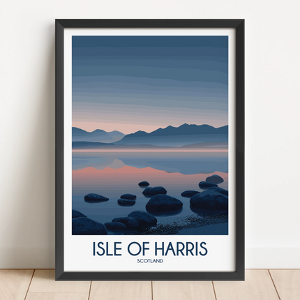 Isle Of Harris Vintage Style Print