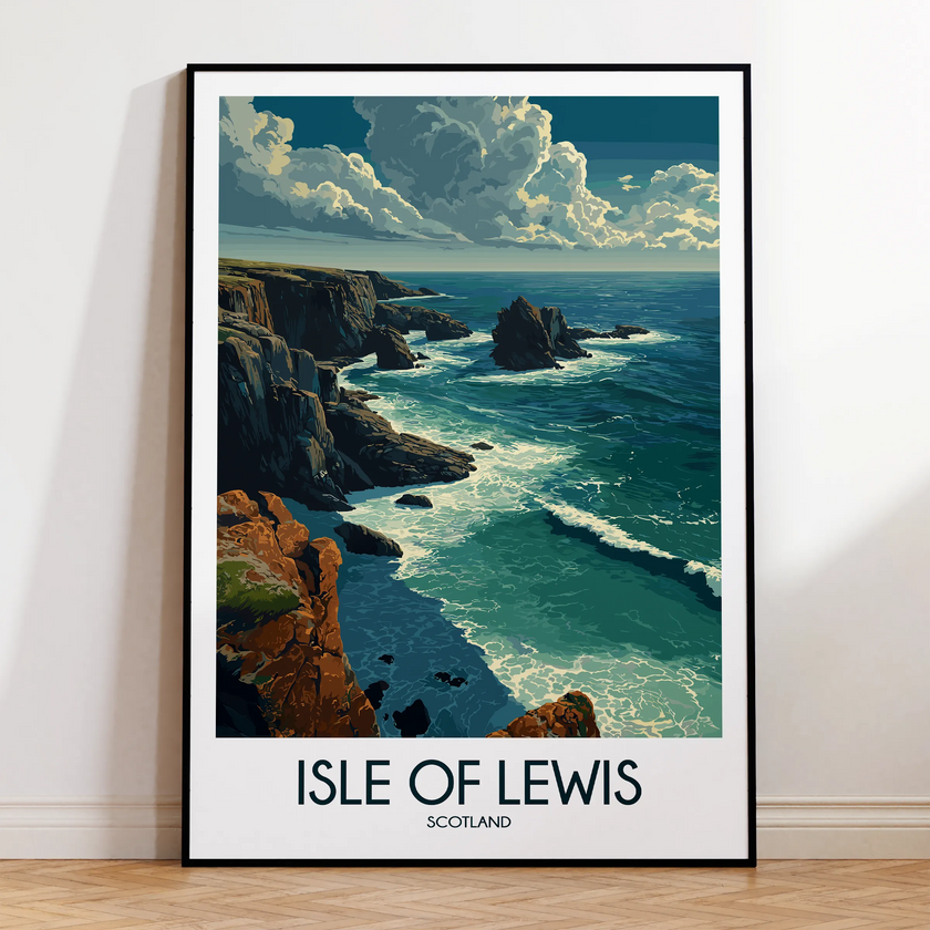 Isle Of Lewis Destination Art Gift