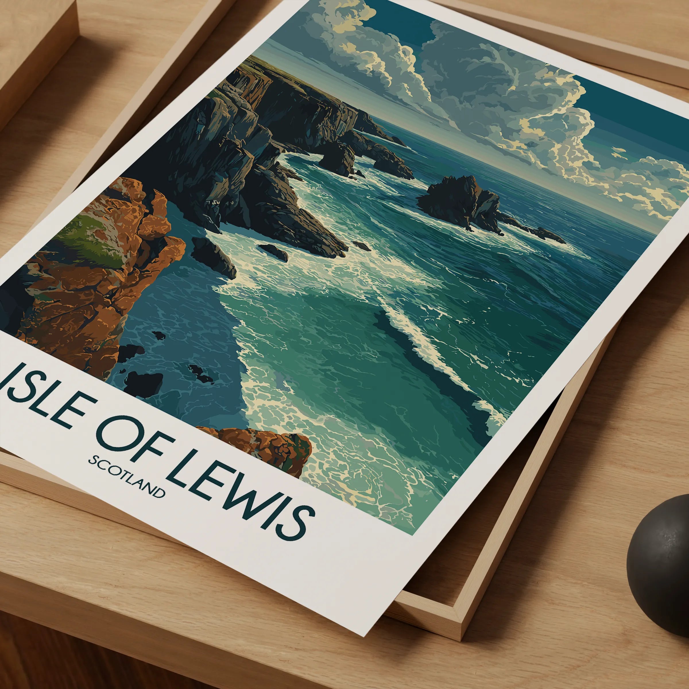 Isle Of Lewis Modern Travel Poster