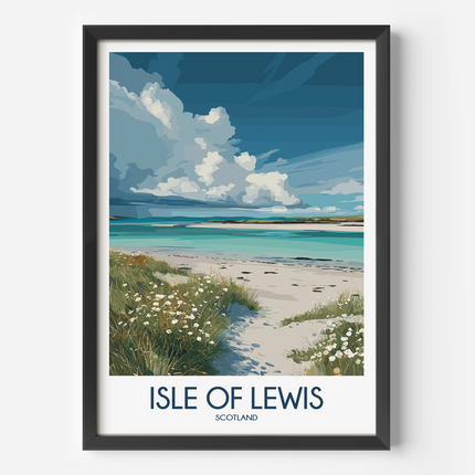 Isle Of Lewis Vintage Style Print