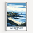 Isle Of Muck Minimalist Wall Art