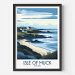 Isle Of Muck Souvenir Poster Print