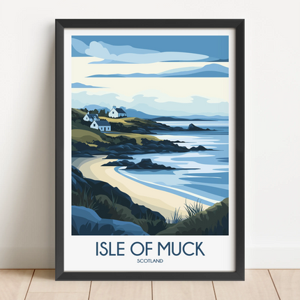 Isle Of Muck Travel Memory Gift