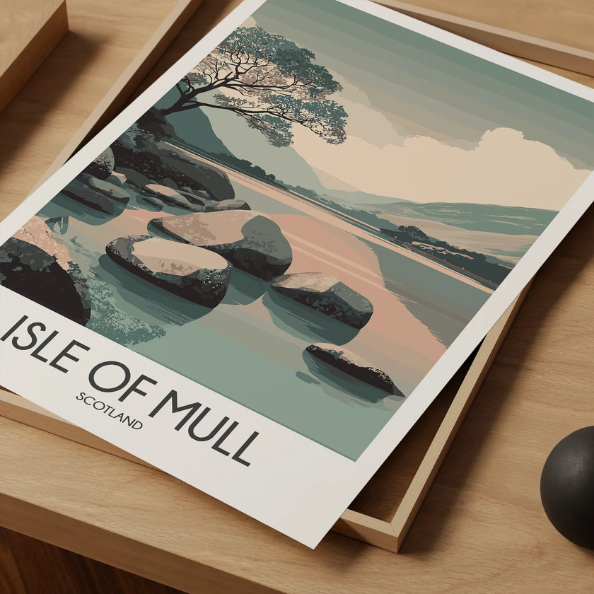 Isle Of Mull Destination Art Gift
