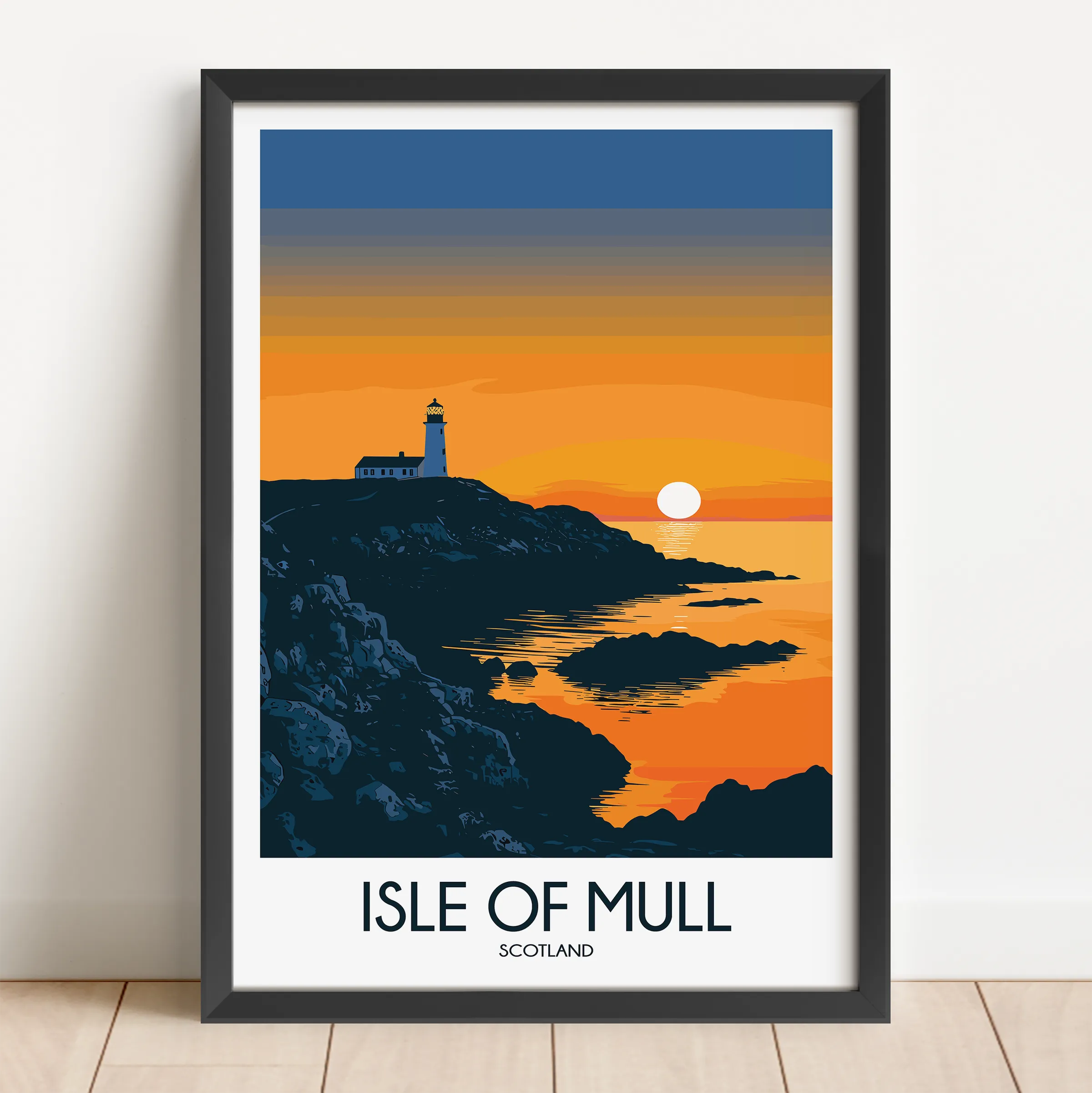 Isle Of Mull Minimalist Wall Art
