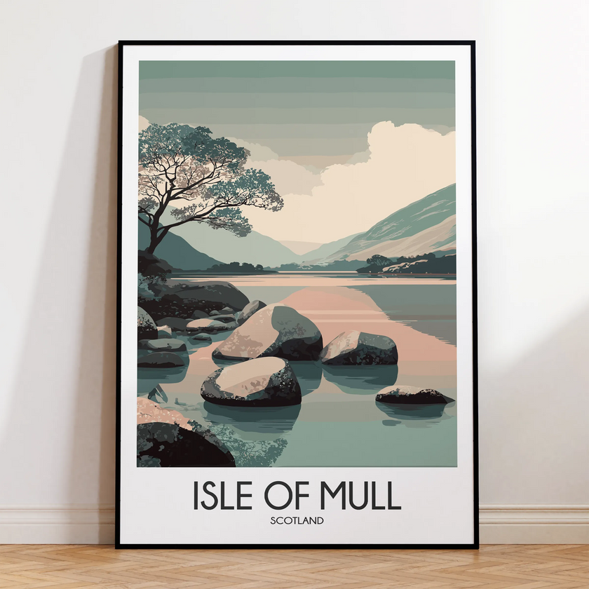 Isle Of Mull Minimalist Wall Art