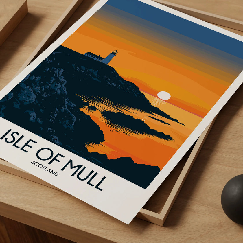 Isle Of Mull Modern Travel Poster