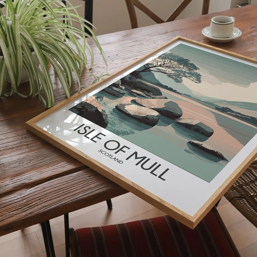 Isle Of Mull Modern Travel Poster