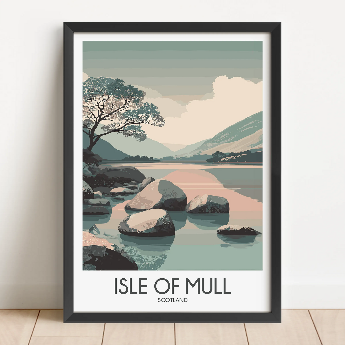Isle Of Mull Scenic Landscape Art