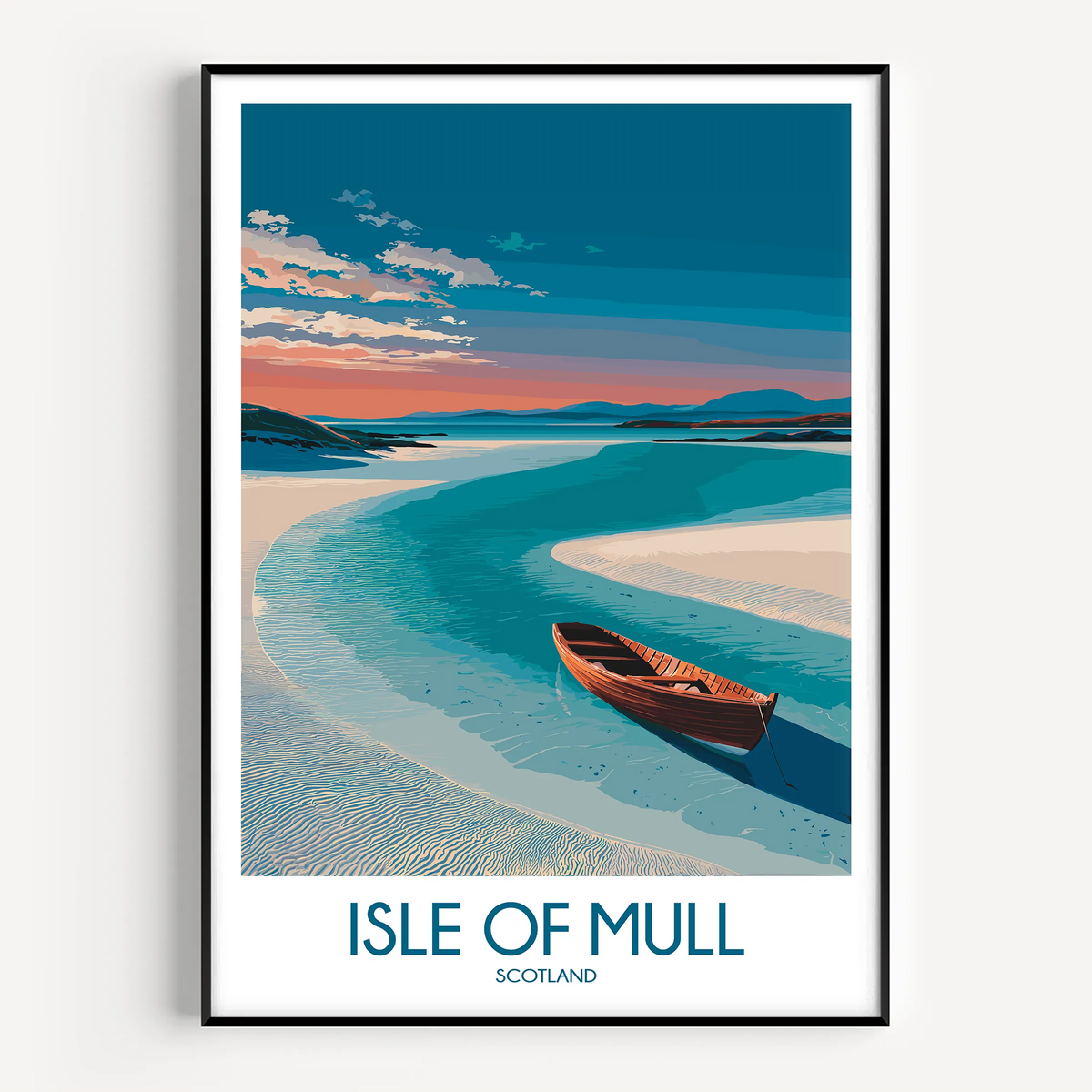 Isle Of Mull Scenic Landscape Art
