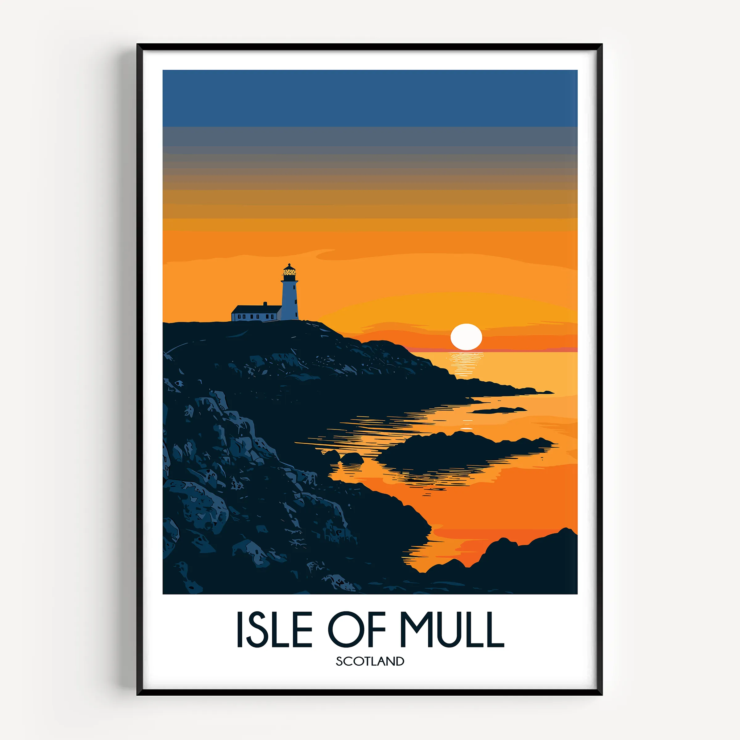 Isle Of Mull Scenic Landscape Art