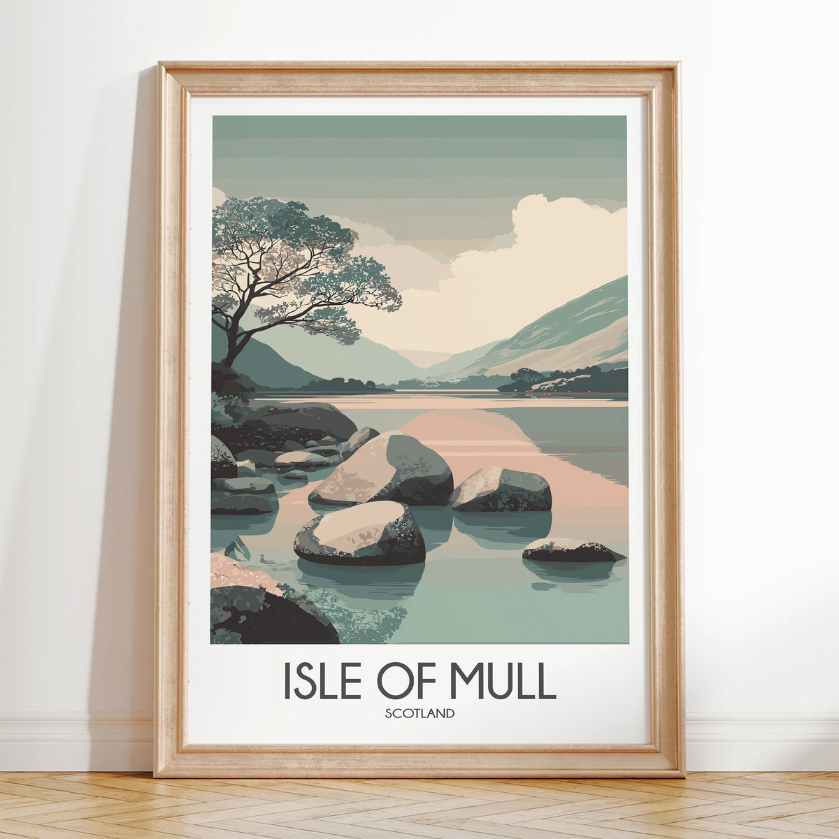 Isle Of Mull Souvenir Poster Print
