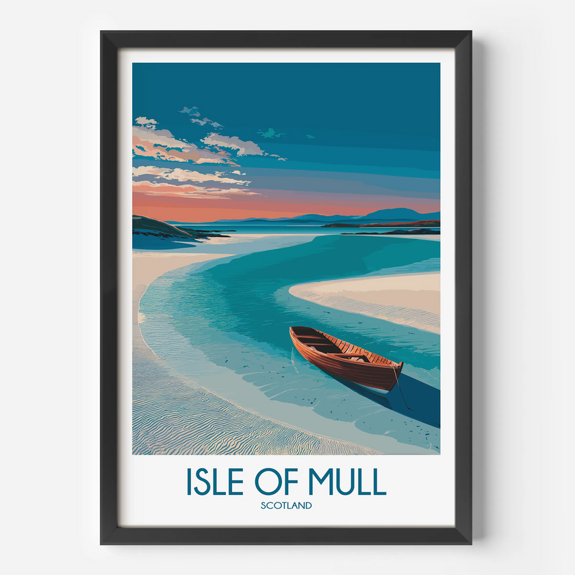 Isle Of Mull Souvenir Poster Print