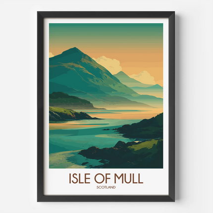 Isle Of Mull Travel Memory Gift