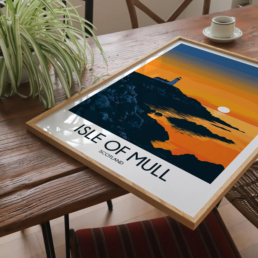 Isle Of Mull Vintage Style Print