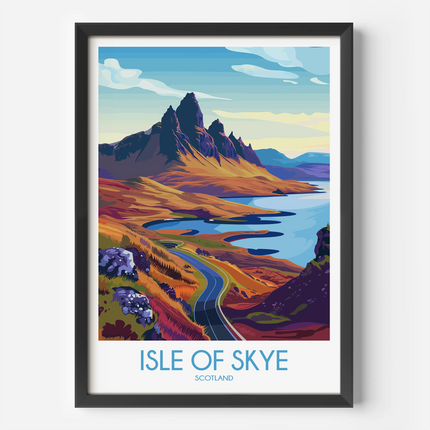 Isle Of Skye Destination Art Gift