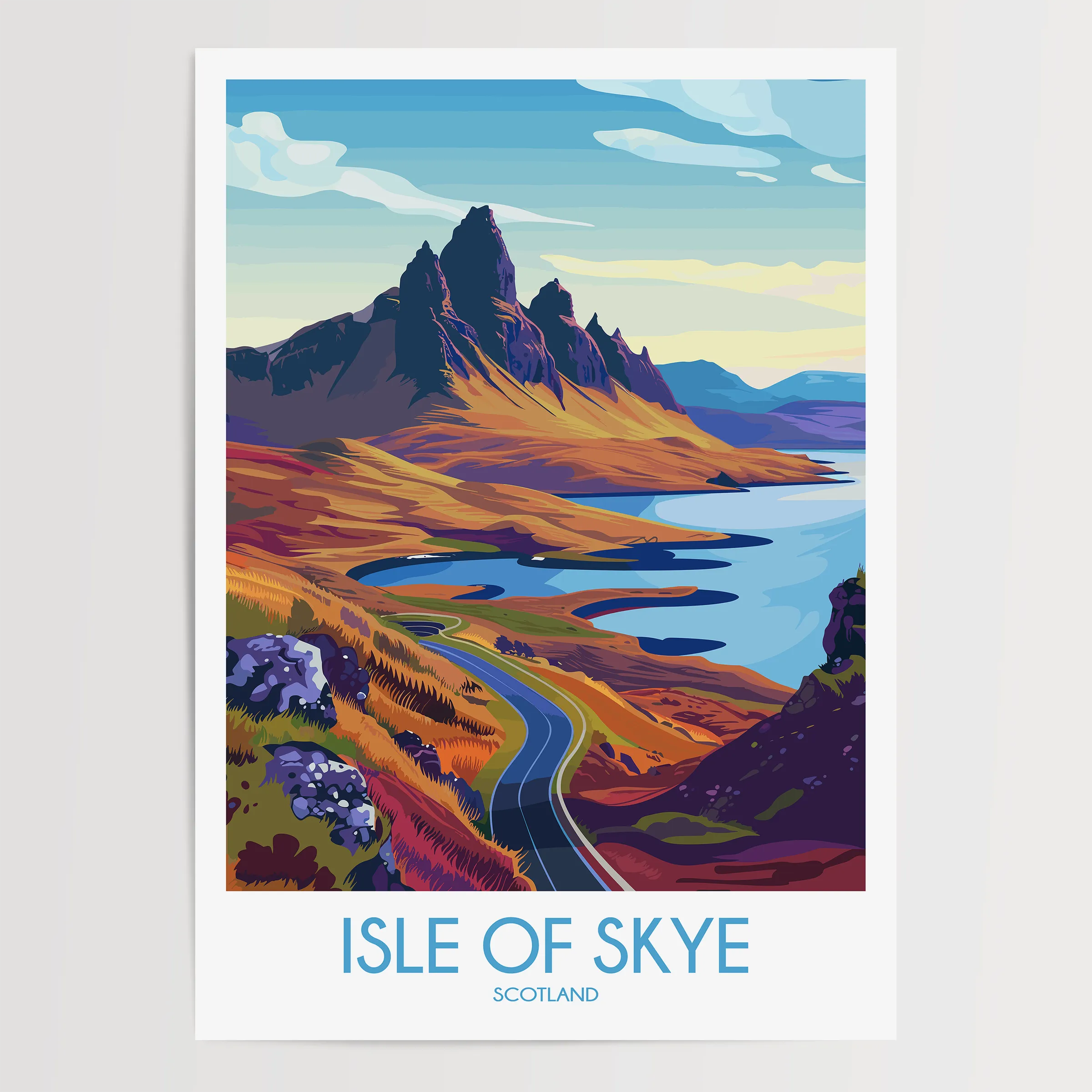 Isle Of Skye Modern Travel Poster